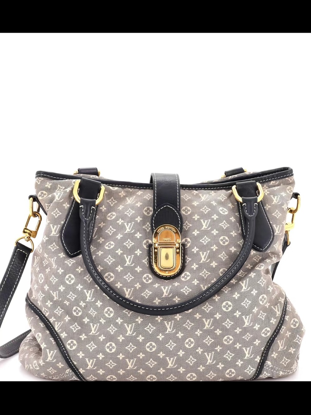 Louis Vuitton Gray Monogram Canvas Elegie idylle Shoulder Bag